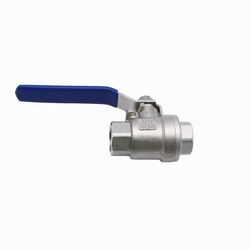 DN15 Stainless Steel Full-Port Ball Valve Latch Lock Lever